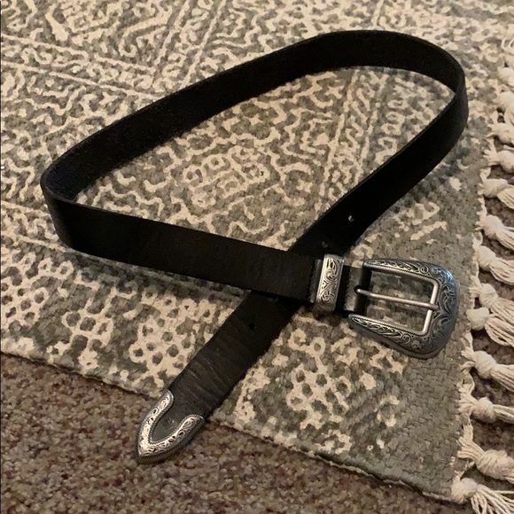 Black Urban Outfitters Ecote Metal-Tipped Belt - Picture 4 of 4